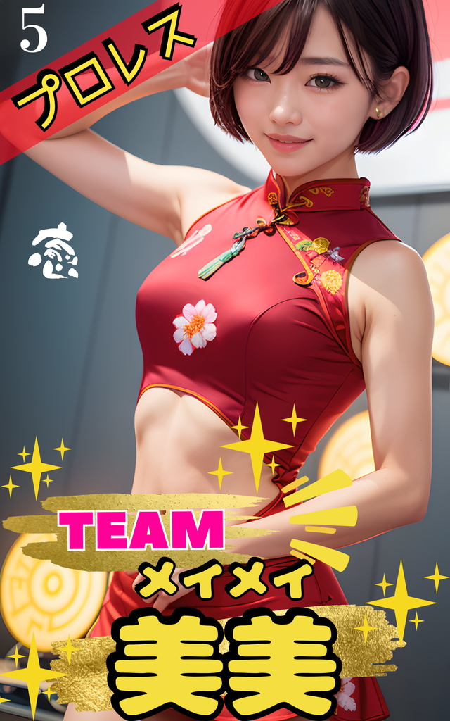 AI 女子プロレスラー